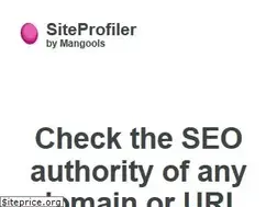 Sites similar to siteprofiler.com