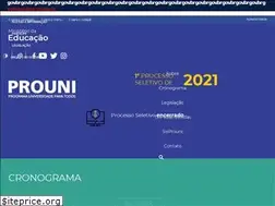 Sites similar to siteprouni.mec.gov.br