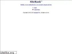 Sites similar to siterank.net