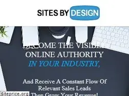 Sites similar to sitesbydesign.com.au