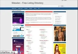 Sites similar to sitesden.com