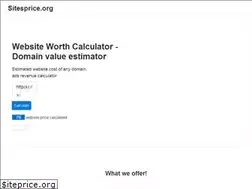 Sites similar to sitesprice.org