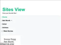 Sites similar to sitesview.us