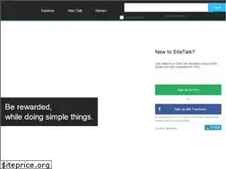 Sites similar to sitetalk.com