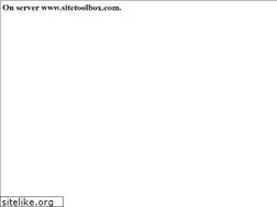 Sites similar to sitetoolbox.com