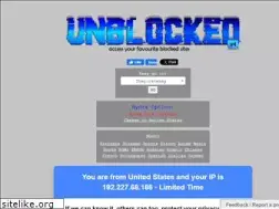 Sites similar to siteunblocked.info