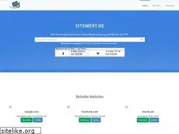 Sites similar to sitewert.de