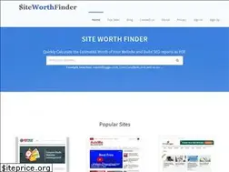 Sites similar to siteworthfinder.com
