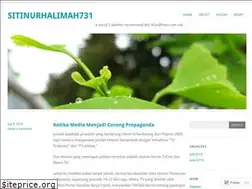 Sites similar to sitinurhalimah731.wordpress.com