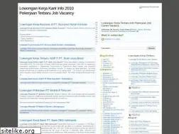 Sites similar to situskerjajobs.blogspot.com