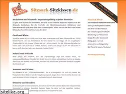 Sites similar to sitzsack-sitzkissen.de