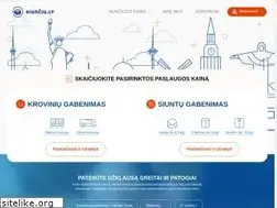 Sites similar to siunciu.lt