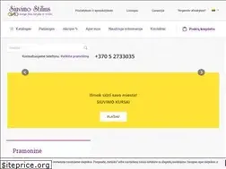 Sites similar to siuvimostilius.lt