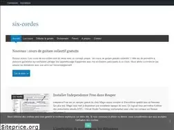 Sites similar to six-cordes.com