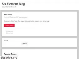 Sites similar to sixelementblog.com