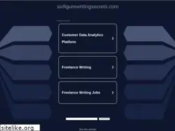 Sites similar to sixfigurewritingsecrets.com
