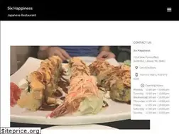 Sites similar to sixhappinessnc.com