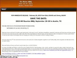 Sites similar to sixmeterbbq.com