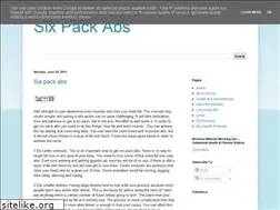 Sites similar to sixpackabssix.blogspot.com