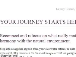 Sites similar to sixsenses.com