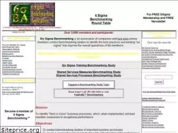Sites similar to sixsigmabenchmarking.com