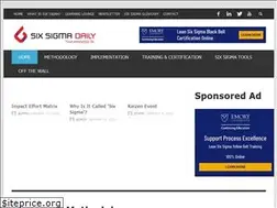 Sites similar to sixsigmadaily.com