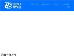 Sites similar to sixsixapparel.com