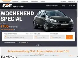 Sites similar to sixt.at