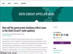 Sites similar to sixthcircuitappellateblog.com