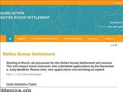 Sites similar to sixtiesscoopsettlement.info