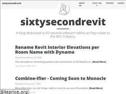 Sites similar to sixtysecondrevit.com