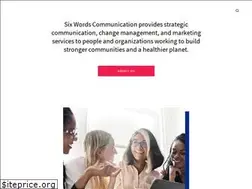 Sites similar to sixwordscommunication.com
