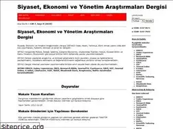 Sites similar to siyasetekonomiyonetim.org