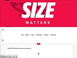 Sites similar to sizematters.fr