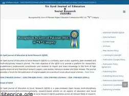 Sites similar to sjesr.org.pk