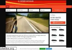 Sites similar to sjpeterscarsales.co.uk