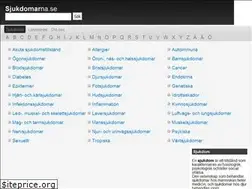 Sites similar to sjukdomarna.se