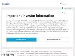 Sites similar to skagenfunds.co.uk