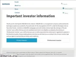 Sites similar to skagenfunds.lu