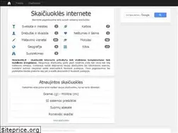 Sites similar to skaiciuokle.lt