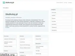 Sites similar to skalkuluj.pl