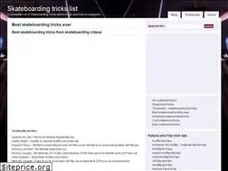 Sites similar to skateboardingtrickslist.com