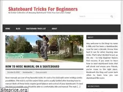 Sites similar to skateboardtricksforbeginners.com