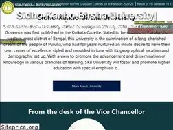 Sites similar to skbu.ac.in