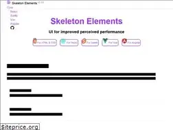 Sites similar to skeleton-elements.dev