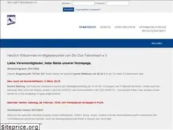 Sites similar to ski-club-fahrenbach.de