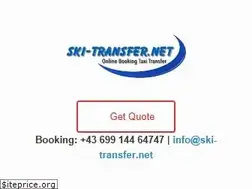 Sites similar to ski-transfer.net