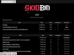 Sites similar to skidbin.net