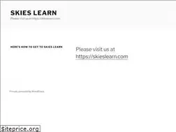 Sites similar to skieslearn.com