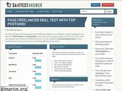 Sites similar to skilltestanswer.com